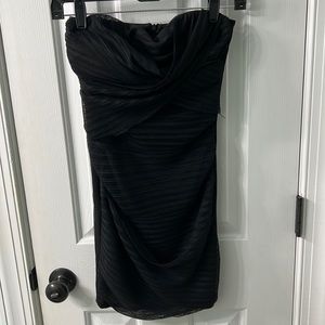 Aqua Brand Bodycon Black Mini Dress, size XS